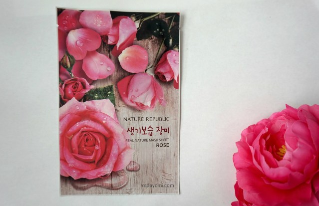 Beauty Review Natur Republic Real Nature Mask Sheet Rose